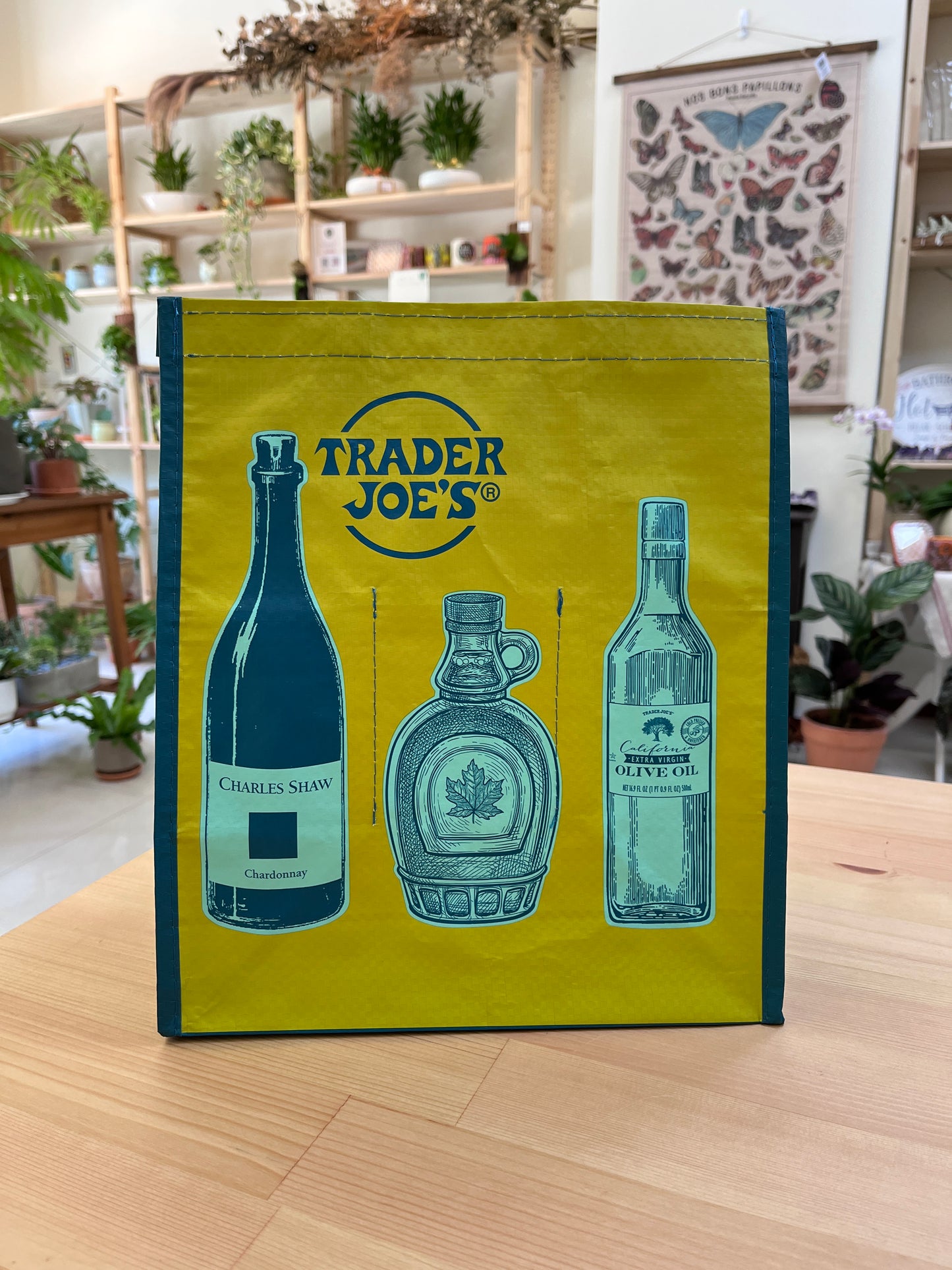 Trader Joe’s 特色防水袋/購物袋_酒袋